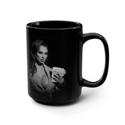 Jenny Cabrona Black Mug, 15oz