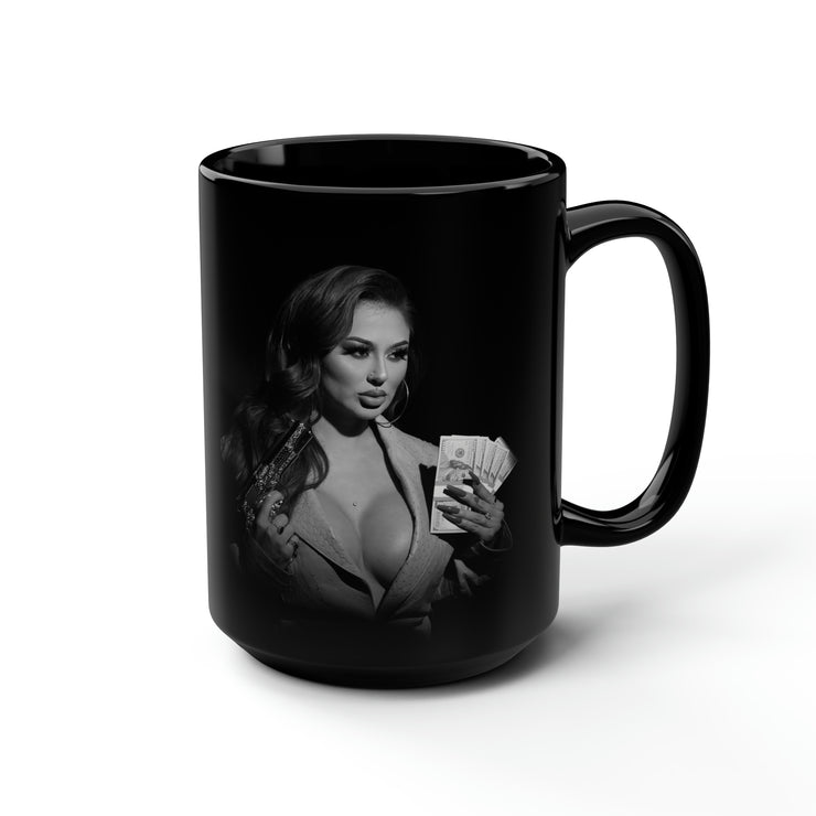 Jenny Cabrona Black Mug, 15oz